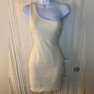 Meshki Cream Bodycon Dress